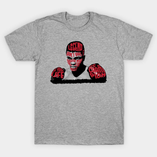 MUHAMMAD ALI QUOTE T-Shirt by Zen Cosmos Official